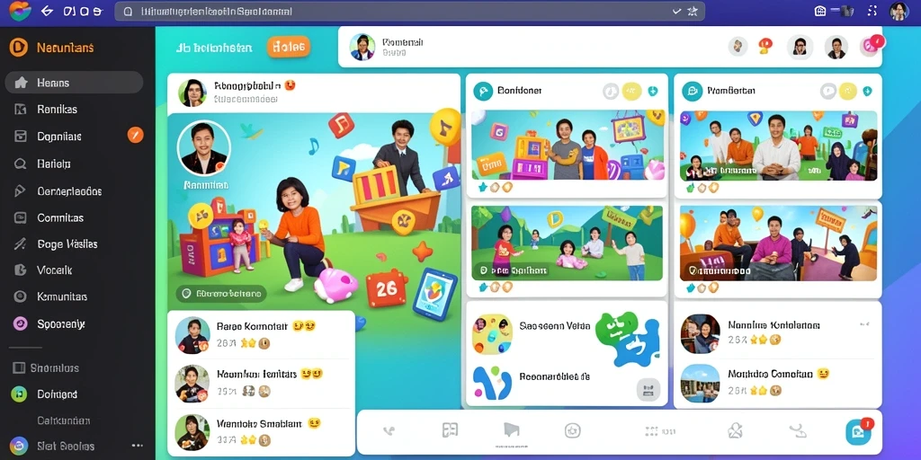 Tampilan antarmuka yang menarik dan mudah dinavigasi.