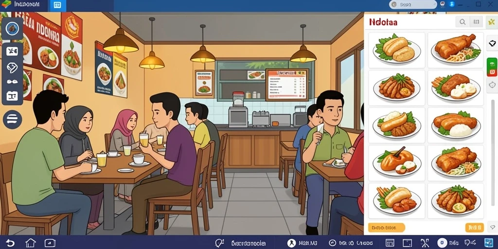 Tampilan awal yang menarik dan mudah dimengerti.