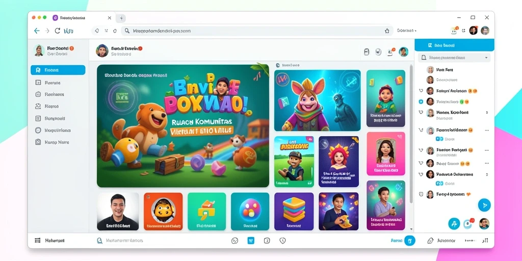 Tampilan antarmuka yang menarik dan user-friendly.